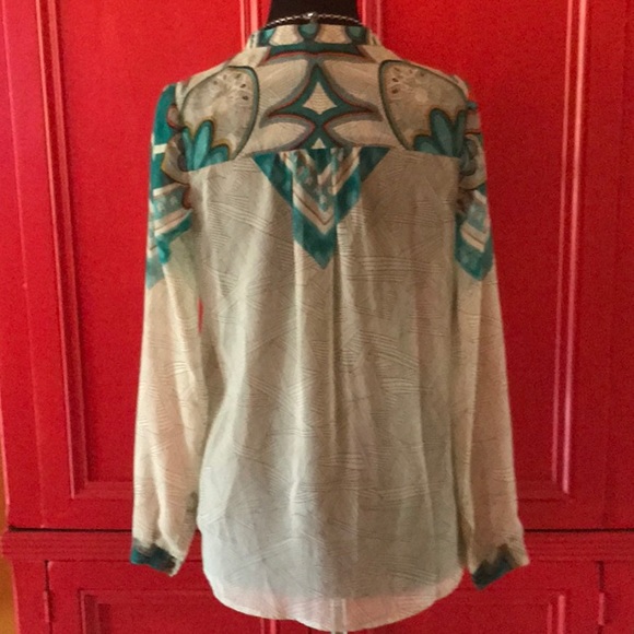 Anthropology Konrad and Joseph Dapple Sea top - Picture 2 of 7